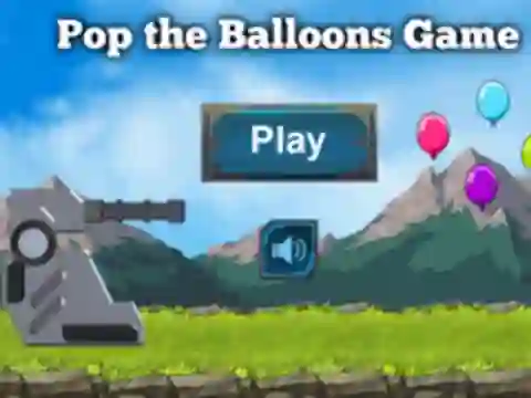 Spil Pop The Balloons Game online