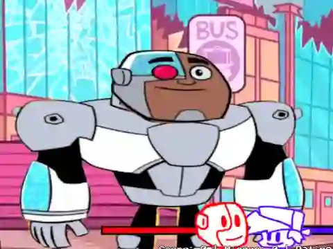 Spil Friday Night Funkin' vs Cyborg: Full Week online