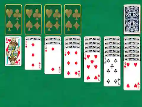 Spil Klondike Classic Solitaire online