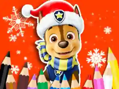 Spil Coloring Book: PAW Patrol Christmas online