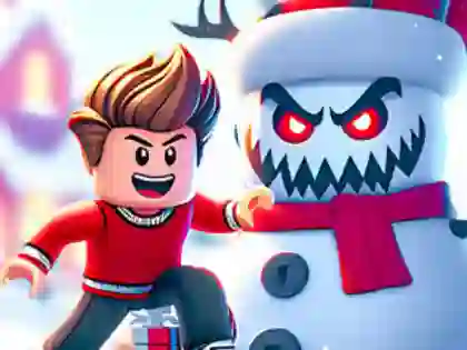 Spil Jigsaw Puzzle: Roblox Snowball Battle online