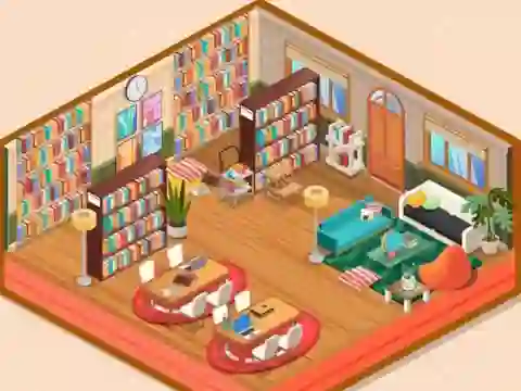 Spil Decor: My Library online