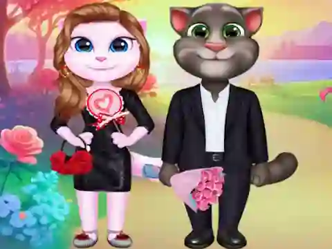 Spil Kitty Couple Lovely Valentine online