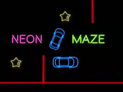 Spil Neon Car Maze online