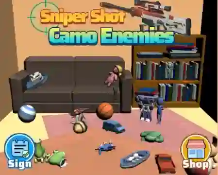 Spil Sniper Shot Camo Enemies online
