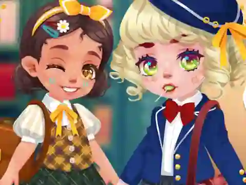 Spil Toddie Vintage School Day online