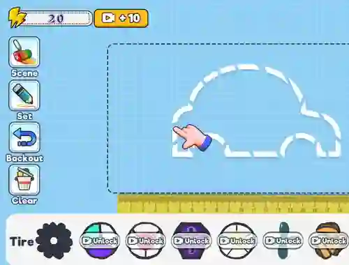 Spil Draw Your Car online