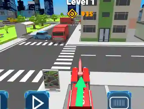 Spil Fire Truck Rescue Driving online
