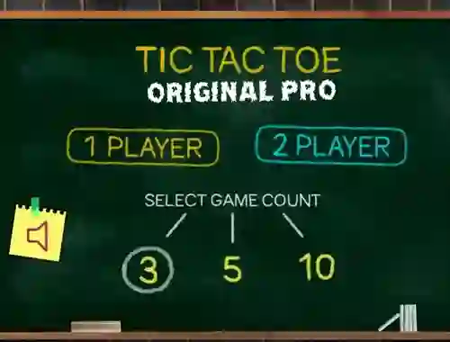 Spil Tic Tac Toe Original Pro online