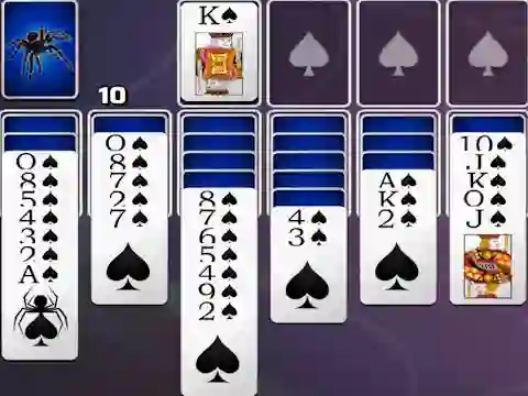 Spil Spades Spider Solitaire online