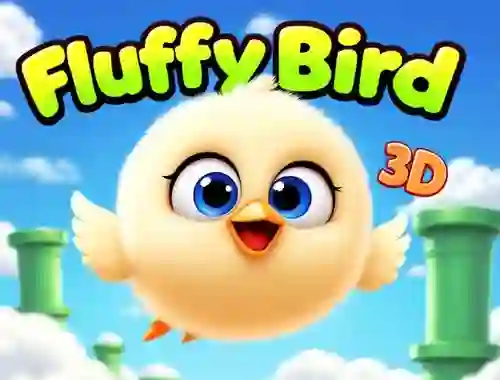 Spil Fluffy Bird 3D online