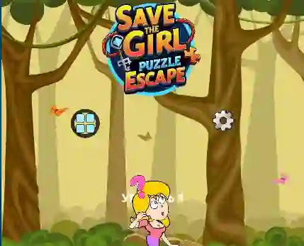 Spil Save the Girl Puzzle Escape online