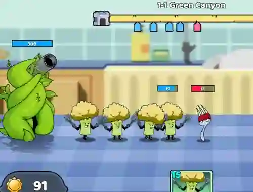 Spil Food Castle Tower Defense online