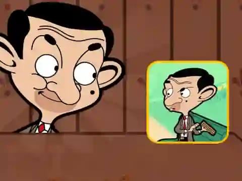 Spil Mr Bean Solve Puzzle online