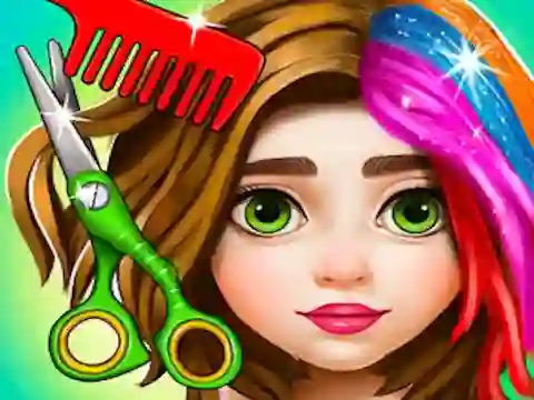 Spil Hair Salon & Dress Up Girl online
