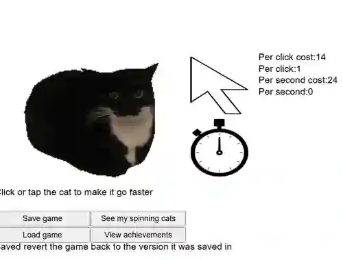Spil Spinning Cat Clicker online