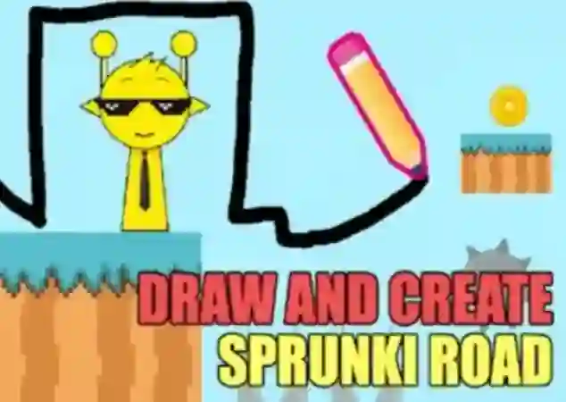 Spil Draw And Create Sprunki Road online