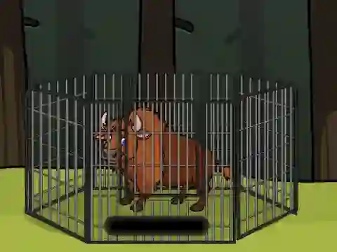 Spil Rescue the Bison from Cage online