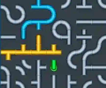 Spil Connect The Pipes Water Puzzle online