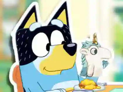 Spil Jigsaw Puzzle: Bluey Toy Time online