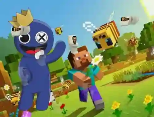 Spil Rainbow Friends Minecraft Hidden Skibidi online