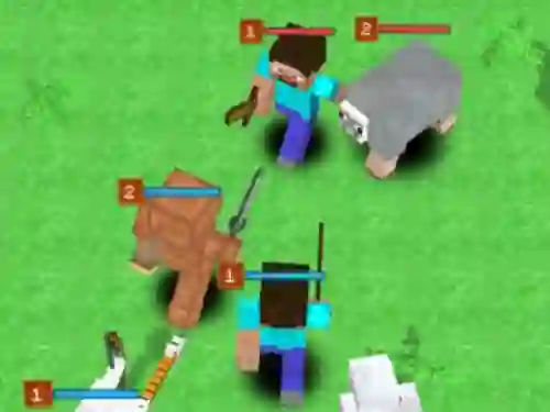 Spil Minecraft: Create a Monster and Fight! online