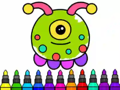 Spil Coloring Book: Alien online