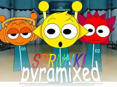 Spil Sprunki Pyramixed: Squid Game online