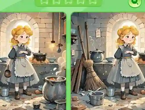 Spil Find The Differences: Cinderella online