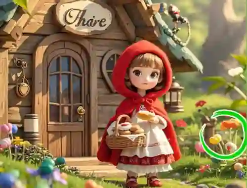 Spil Find The Differences: Granny Wolf online
