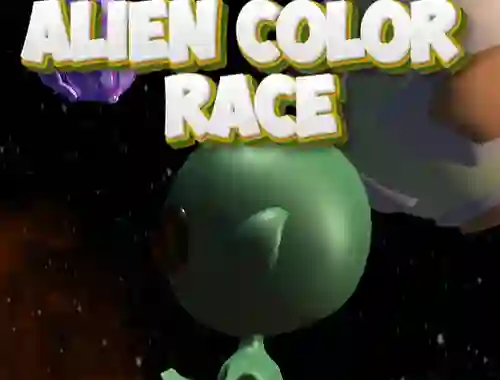 Spil Alien Color Race online