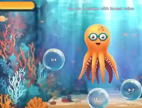 Spil Bubble Math Dive online