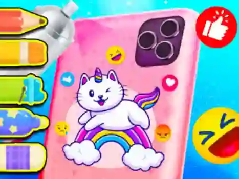 Spil Coloring Book: Phone Case online