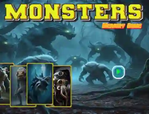 Spil Monsters Memory Game online