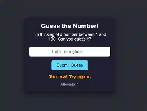 Spil Number Guessing online