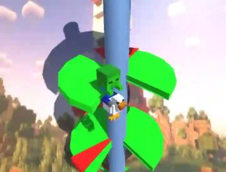 Spil Chicken Jockey Helix Jump online