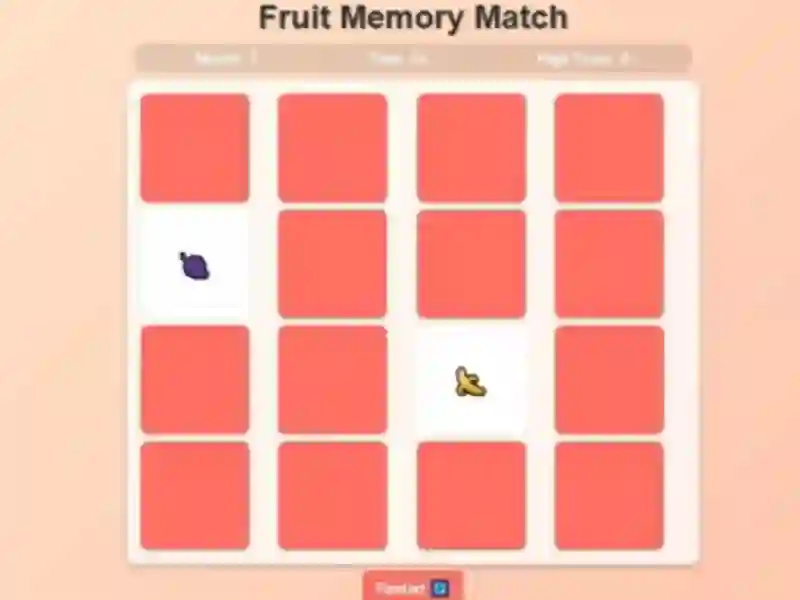 Spil Fruit Memory Match online
