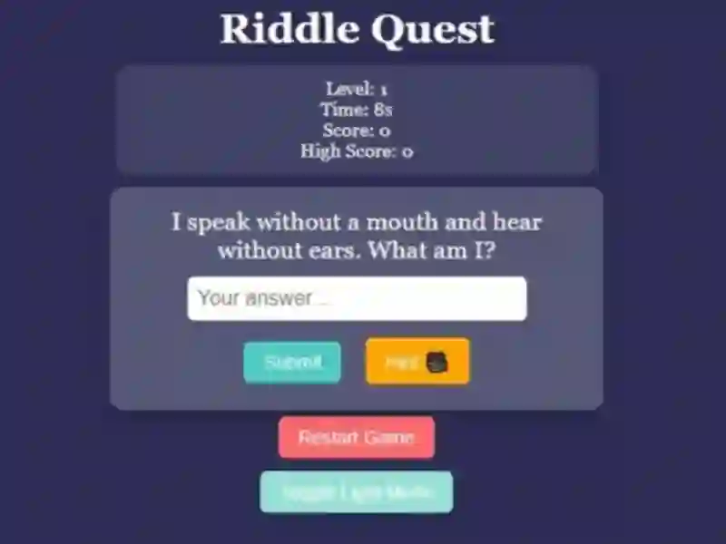 Spil Riddle Quest Brain Teaser online