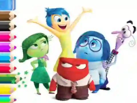 Spil Coloring Book: Inside Out online