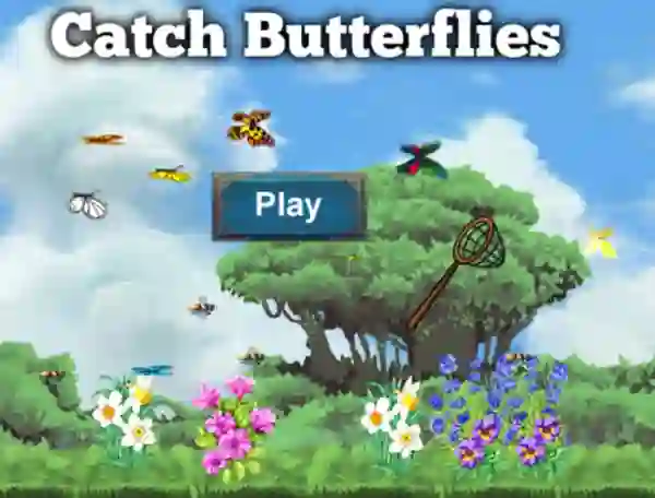 Spil Catch Butterflies online