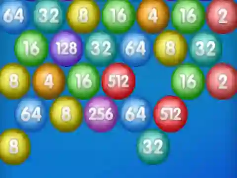 Spil Number Bubble Shooter online