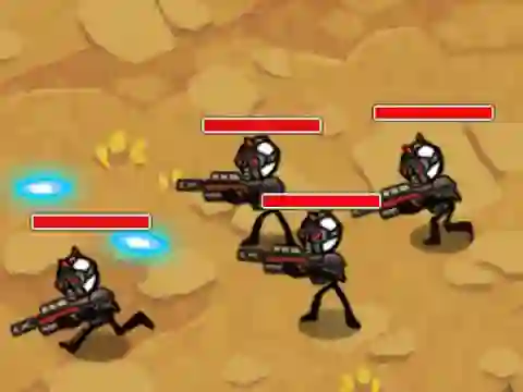 Spil Stickman Warfare online