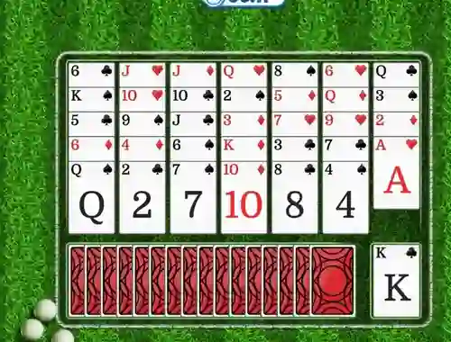 Spil Golf Solitaire online