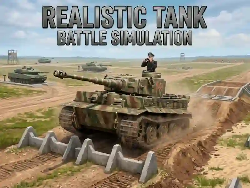 Spil Realistic Tank Battle Simulation online