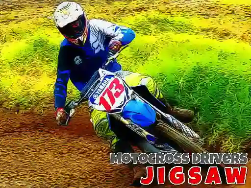 Spil Motocross Drivers Jigsaw online