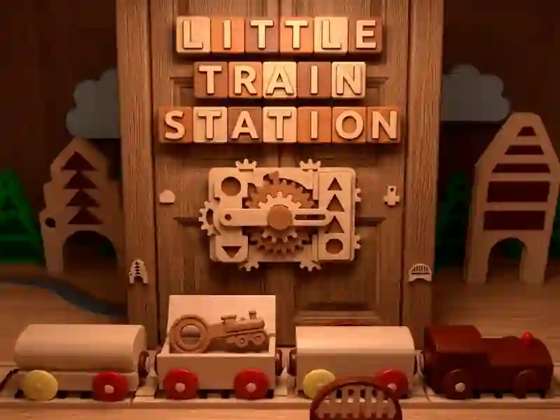 Spil Little Train Station online