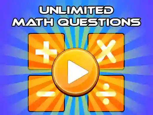 Spil Unlimited Math Questions online