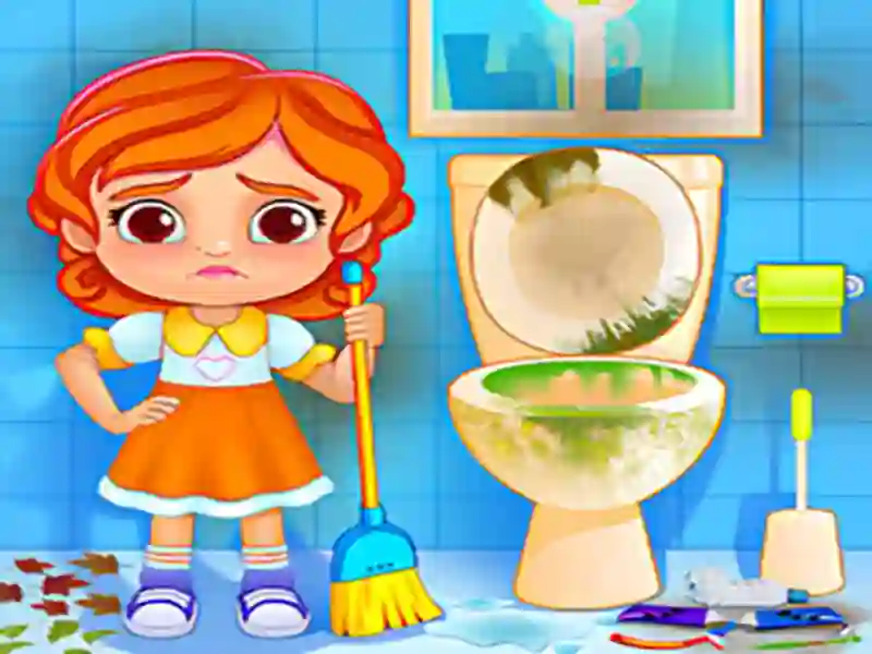 Spil Kids House Cleanup online