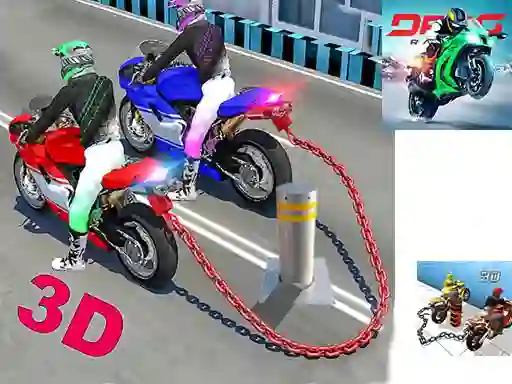 Spil Chained Bike Racing 3d online