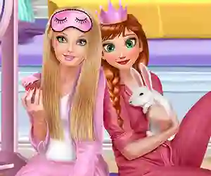 Spil Princesses Pj Party online